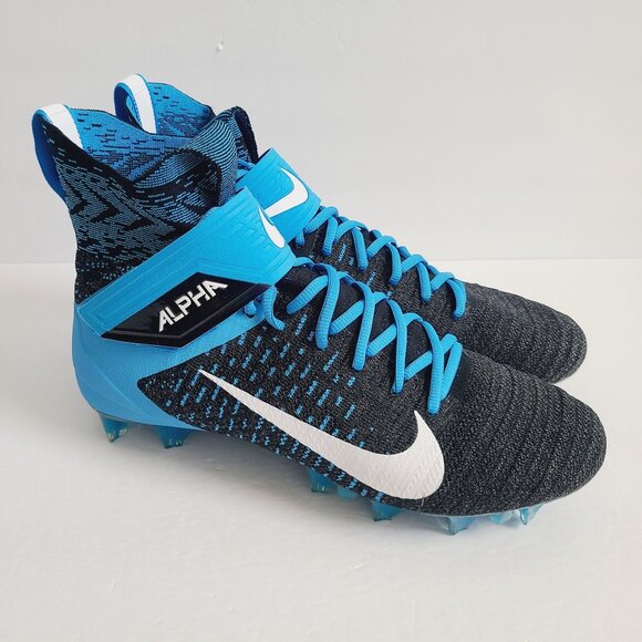 NEW Nike Alpha Menace Elite 2 Football Cleats BV2077-001 Size 11 Blue Black main image 6